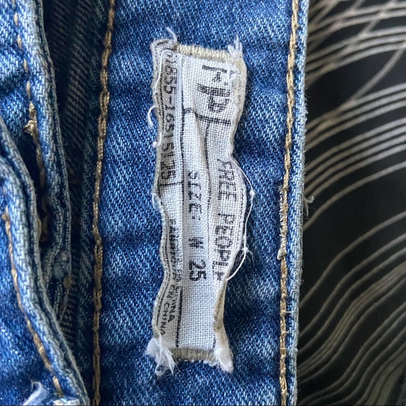 Free People Jean Shorts - Picture 8 of 9